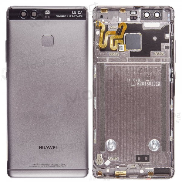 Huawei P9 zadní kryt baterie šedá (Titanium Grey) (použitý grade C, originál)