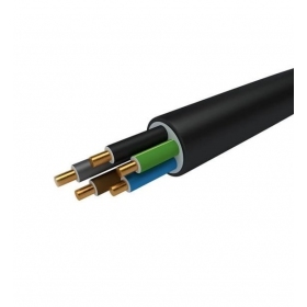 Silový kabel Faber N2XH-J 5x4 mm² měděný XLPE CPR B2ca 0.6/1 kV plný