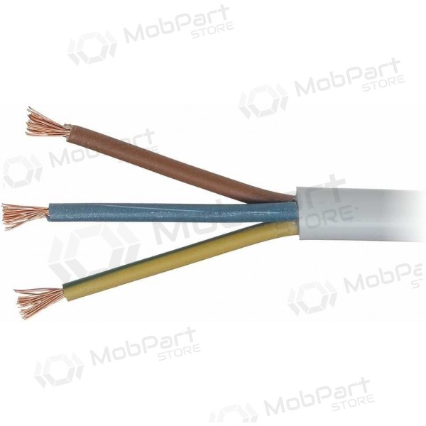 Ohebný kabel Lietkabelis OMYp BVV-PLL 3x1 mm² měděný ohebný 100 m cívka.