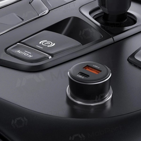 Nabíječka do auta Acefast B12 60W USB-C/USB-A černá