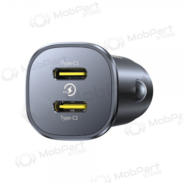 Nabíječka do auta Baseus GoTrip 2xUSB-C 30W černá C00072300123-01
