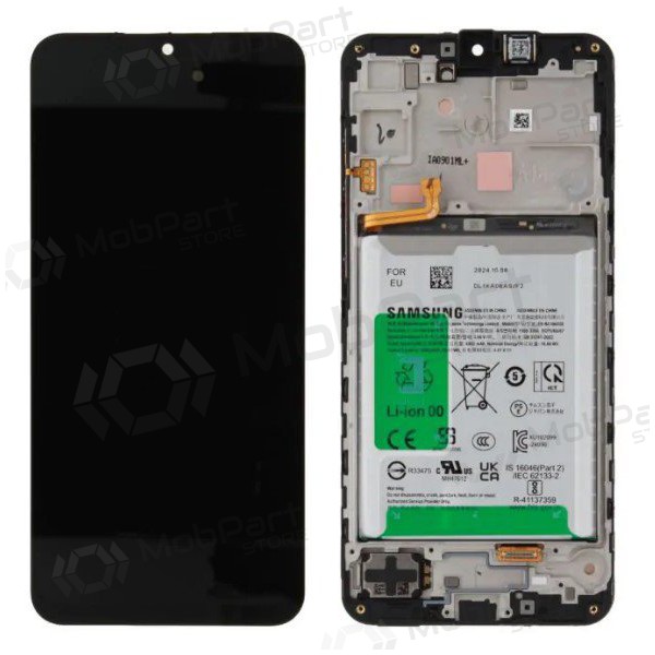 Samsung Galaxy A16 5G displej (černá) (s rámem a baterie) (originál)