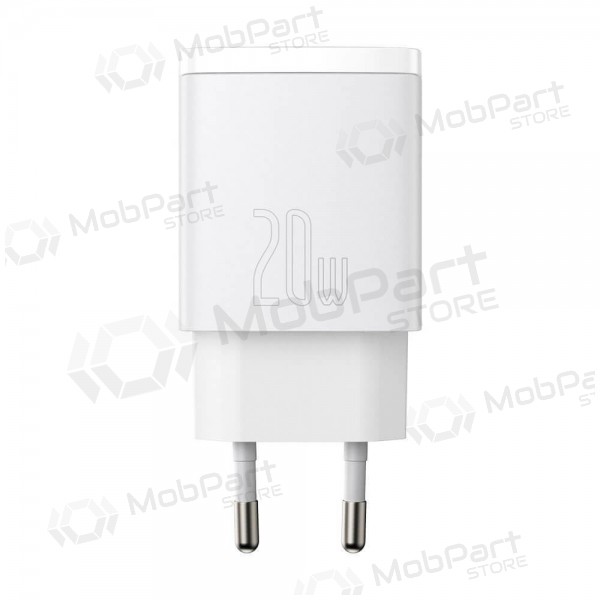 Nabíječka Baseus USB + Type-C 20W CCXJ-B02 (bílý)