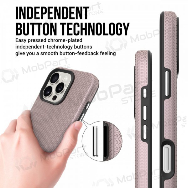 Apple iPhone 15 Pro Max pouzdro „Perfectionists“ (rožinio aukso)