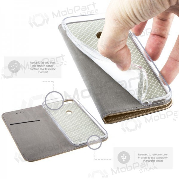 Xiaomi Redmi A5, Poco C71 (173,45x79,35x8,45) obal - Smart Magnet (zlatý)