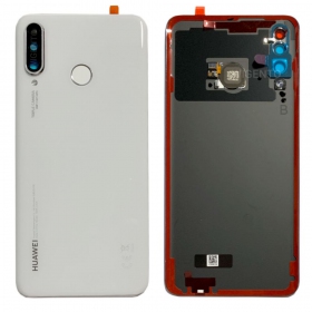 Huawei P30 Lite / P30 Lite New Edition 2020 48MP zadní kryt baterie bílý (Pearl White) (použitý grade A, originál)