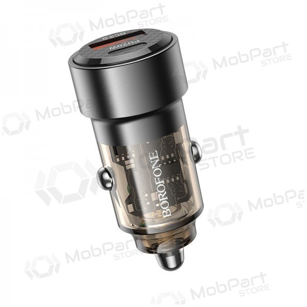 Nabíječka automobilinis Borofone BZ20 PD20W+QC3.0 38W černá