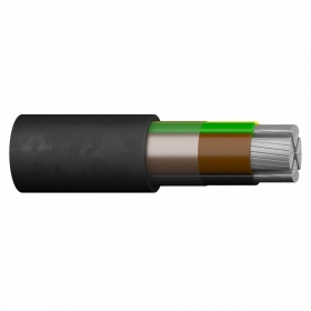 Silový kabel Prysmian Group AXPK-PE 4x16 mm² hliník XLPE CPR Eca 0.6/1 kV