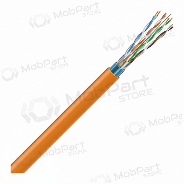 Lan síťový kabel ECG FTP 5e (vnitřní, stíněný, PVC/LSZH, 24AWG, B2ca(s1,d1,a1), 305m)