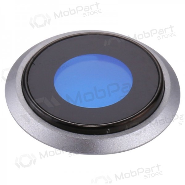 Apple iPhone 8 / SE 2020 sklo kamery (stříbrný) (s rámem)