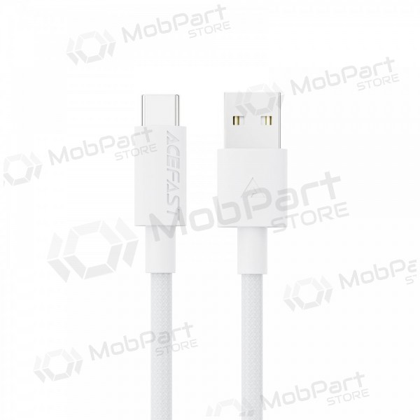 USB kabel Acefast C18-04 USB-A to USB-C 1.2m bílý