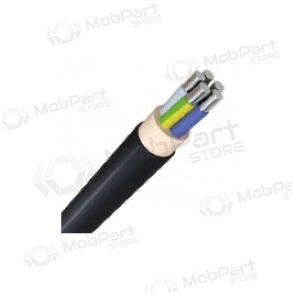 Silový kabel Elpar YAKXS 5x10 mm² hliníkový XLPE CPR Eca 0.6/1 kV
