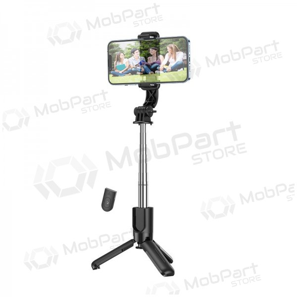 Selfie tyč Hoco K17 Mini su trikojo funkcija černá