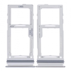 Samsung A525 / A526 / A528 / A725 / A726 A52 Galaxy 4G / A52 5G / A52S 5G / A72 4G / A72 5G SIM držák karty (bílý) (service pack) (originál)