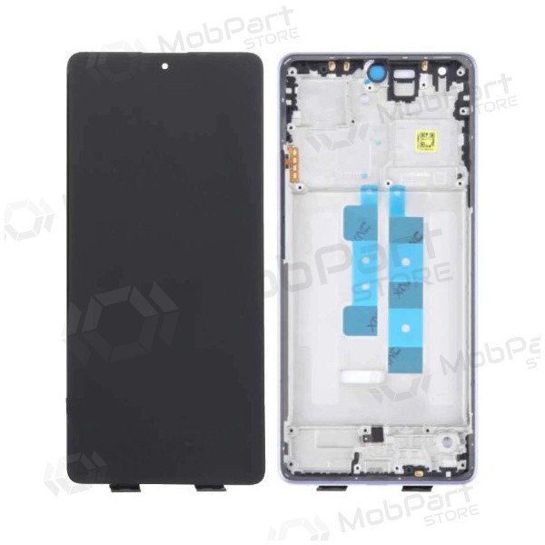 Xiaomi Poco M6 Pro 4G displej (purpurinis) (s rámem) (originál)