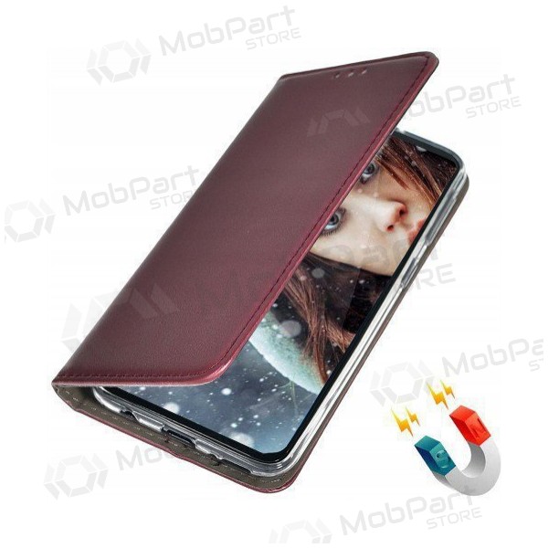 Xiaomi Redmi A5, Poco C71 (173,45x79,35x8,45) obal - Smart Magnetic (bordo)