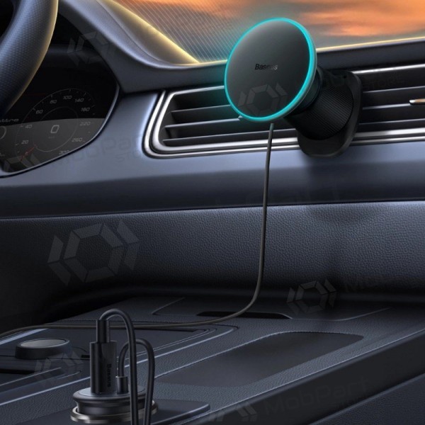 Automobilinis laikiklis-nabíječka Baseus CW01 MagSafe 15W černá C40141001111-00