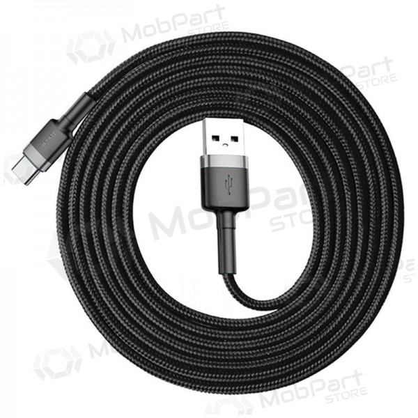 Kabel Baseus Cafule PD Type-C - Type-C 3.0A 60W (šedá-černá) 1.0m CATKLF-GG1