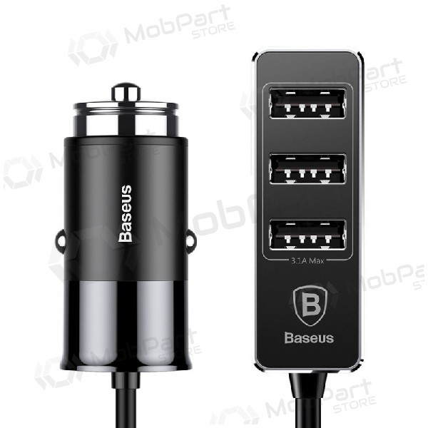 Nabíječka do auta Baseus CCTON-01 (4xUSB 5.5A) (černá)