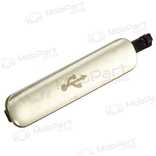 Samsung G900F Galaxy S5 charging socket cover (zlatý)