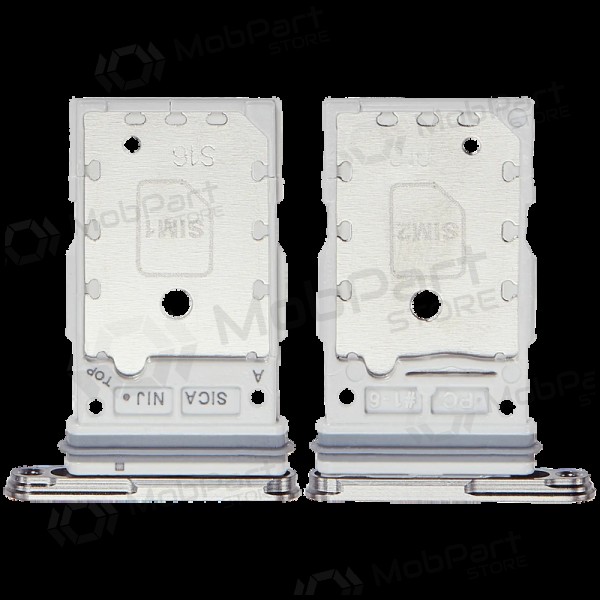 Samsung Galaxy S25, S25+ Dual SIM držák karty (stříbrný) (originál)