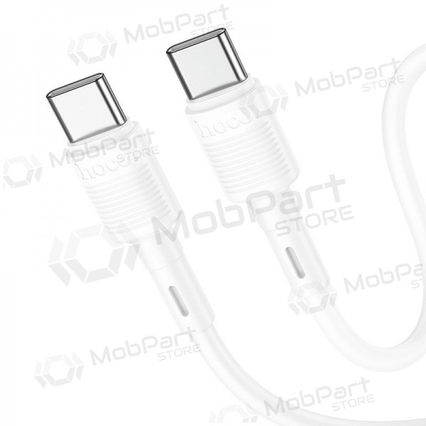 USB kabel Hoco X83 60W Type-C to Type-C 1.0m bílý