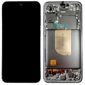 Samsung Galaxy S23 FE displej (grafitas) (s rámem) (refurbished)