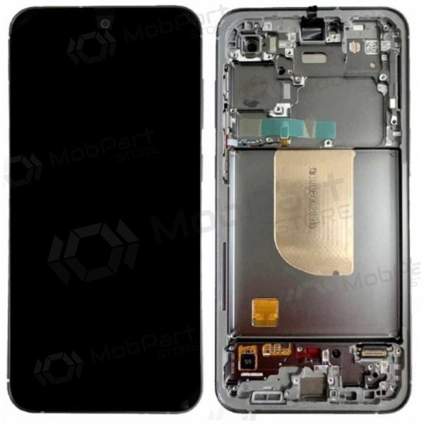 Samsung Galaxy S23 FE displej (grafitas) (s rámem) (refurbished)