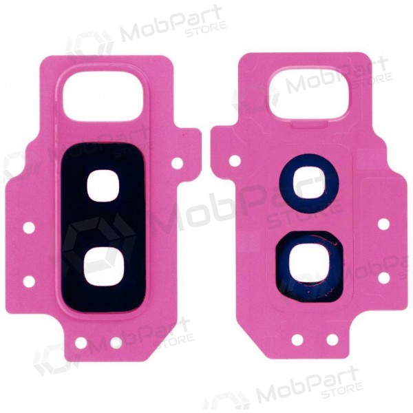 Samsung G965 Galaxy S9 Plus sklo kamery (červené)