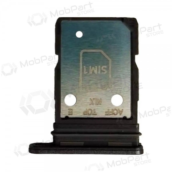 SIM držák karty Samsung A366 A36 5G Awesome Black originál (service pack)