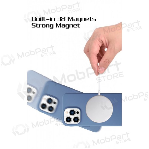 Pouzdro / kryt HDD Silicone MagSafe Case Apple iPhone 16 Pro tmavě modrá