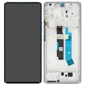 Xiaomi Redmi Note 14 Pro 4G displej (modrý) (s rámem) (originál)