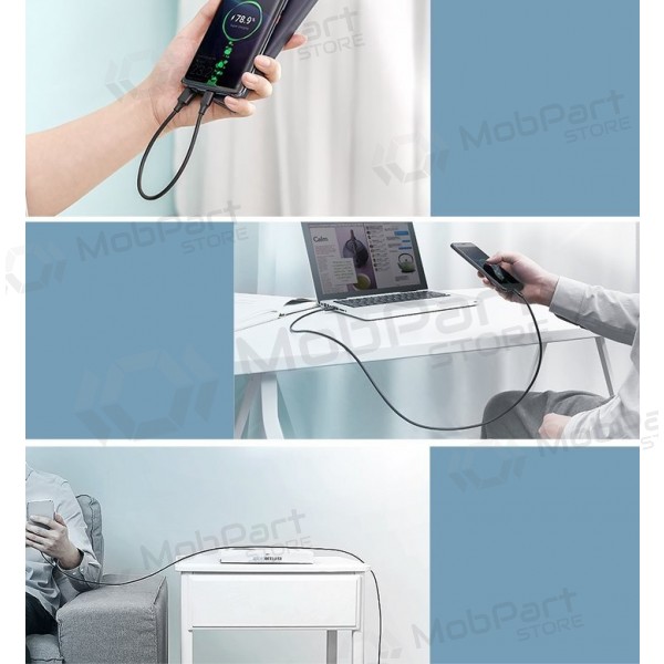 USB kabel Ugreen US287 USB to USB-C 3A 2.0m černá
