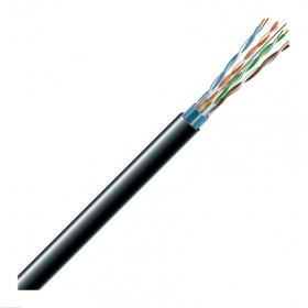 LAN síťový kabel ECG FTP 5e (venkovní, PE, Fca, 305m)