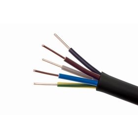Flexibilní kabel Lietkabelis OMY 5x1.5 mm² měděný PVC 100 m cívka