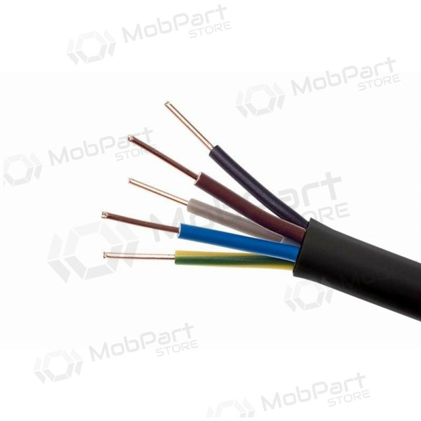 Flexibilní kabel Lietkabelis OMY 5x1.5 mm² měděný PVC 100 m cívka