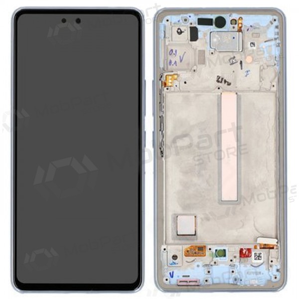 Samsung Galaxy A53 5G displej (modrý) (s rámem) (originál)