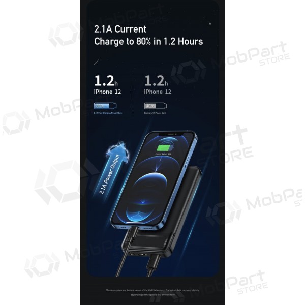 Externí baterie Power Bank Awei P5K 5V/2.1A 10000mAh černá