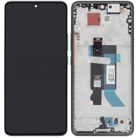 Xiaomi Poco X7 displej (černá) (s rámem) (originál)