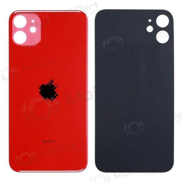 Apple iPhone 11 zadní kryt baterie (červené) (bigger hole for camera)