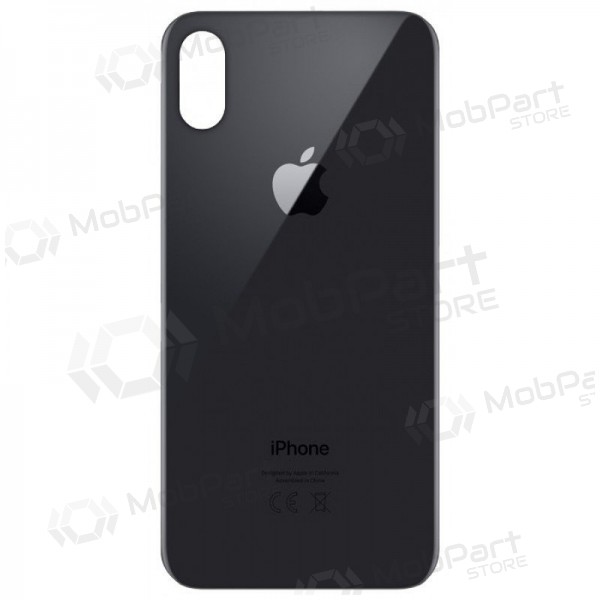 Apple iPhone X zadní kryt baterie šedá (space grey) (bigger hole for camera)