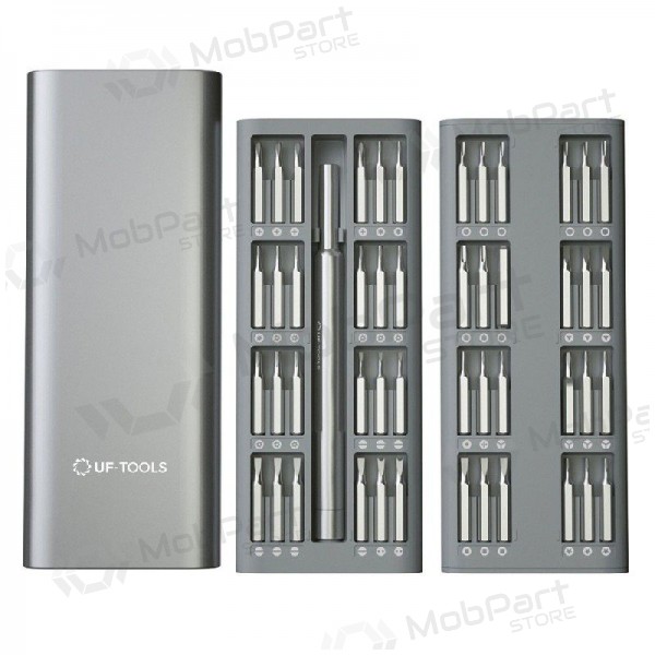 Atsuktuvų rinkinys UF-TOOLS su 48ks antgalių rinkiniu