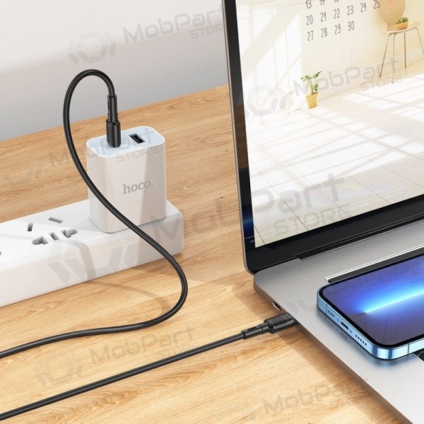 USB kabel Hoco X83 60W Type-C to Type-C 1.0m černá