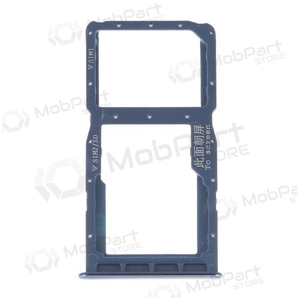 Huawei P30 Lite SIM držák karty modrý (Peacock Blue)