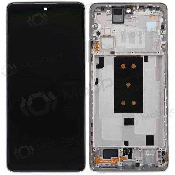 Xiaomi 11T 5G / 11T Pro 5G displej (bílý) (s rámem) (originál)