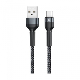 USB kabel Remax RC-124a USB-A to USB-C 1.0m černá