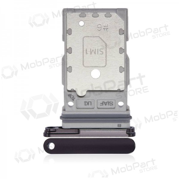 Samsung Galaxy S23 / S23 Plus Dual SIM držák karty (černá) (service pack) (originál)