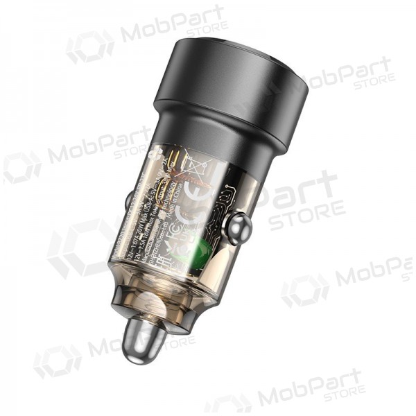 Nabíječka automobilinis Borofone BZ20 PD20W+QC3.0 38W černá