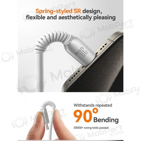 USB kabel Joyroom S-A51 USB-C to Lightning 30W 1.2m šedá