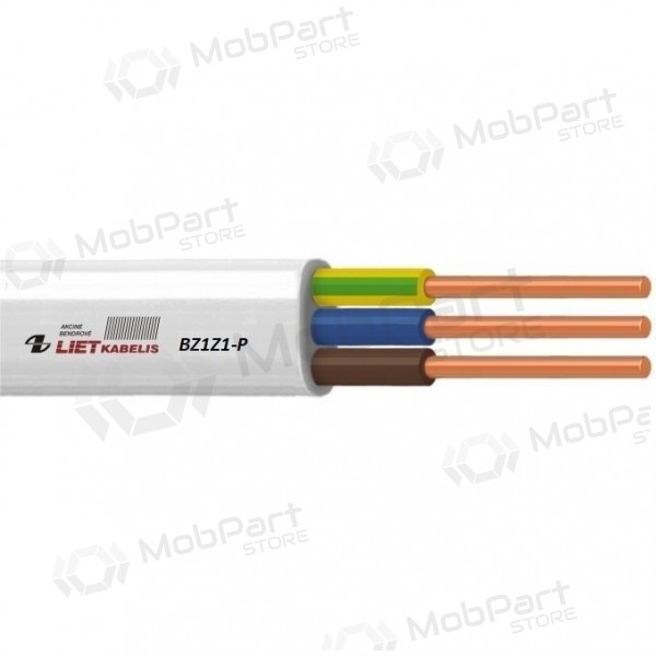 Ohebný kabel Lietkabelis BZ1Z1-P 3x1.5 mm² XLPE LSZH 100 m cívka